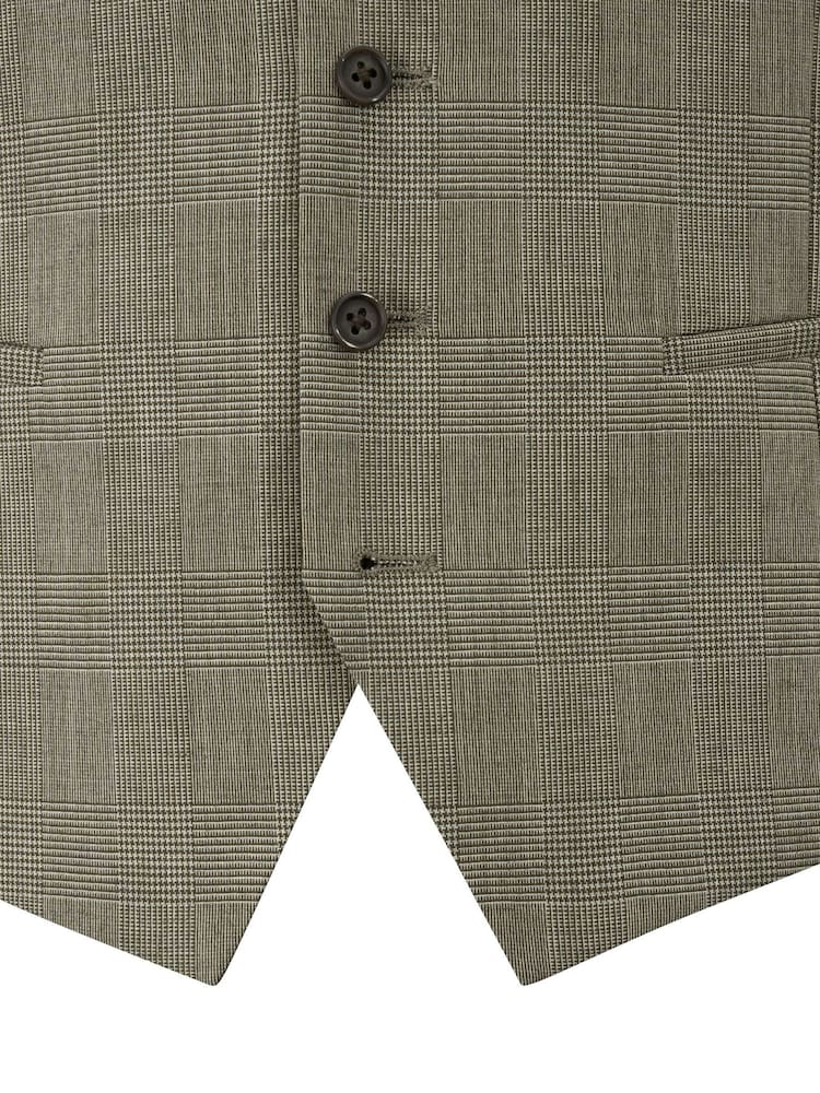 Skopes Green Devere Check Suit Waistcoat - Image 5 of 5 Skopes Green Devere Check Suit Waistcoat - Image 5 of 5