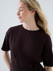 JoJo Maman Bébé Oversized Tie Boyfriend Maternity Shirt - 5şəkildən 4 şəkil