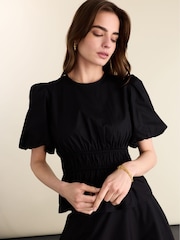 Baukjen Black Elise Cotton Top - Image 1 of 5