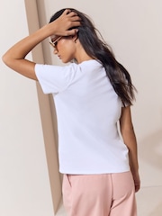 Lipsy White Boyfriend Wear It With Love T-Shirt - Image 2 of 5