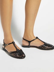 Dune London Black Harmoni Ballet Sandals - Image 1 of 6
