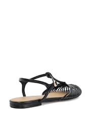 Dune London Black Harmoni Ballet Sandals - Image 4 of 6