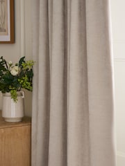 Fine Chenille Blackout/Thermal Pencil Pleat Curtains - صورة 5 من 6