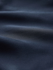 CERENE Caitlyn Navy Angel Sleeves Satin Maxi Dress - Image 9 of 10
