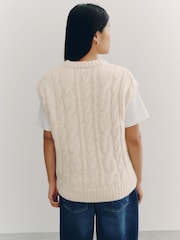 White Alpaca Tank Cover-Up - Image 4 of 5