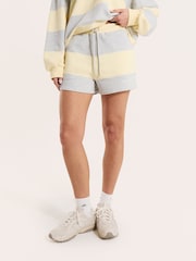 4th & Reckless Alba Striped Sweat Shorts - 画像 2 / 5