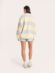 4th & Reckless Alba Striped Sweat Shorts - 画像 4 / 5