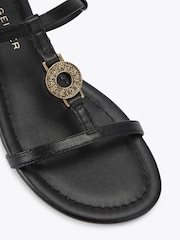 Kurt Geiger London Black Bromley Flat Sandals - Image 4 of 4
