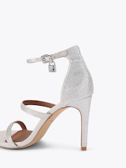 Kurt Geiger London Cream Park Lane Sandals - Image 3 of 4