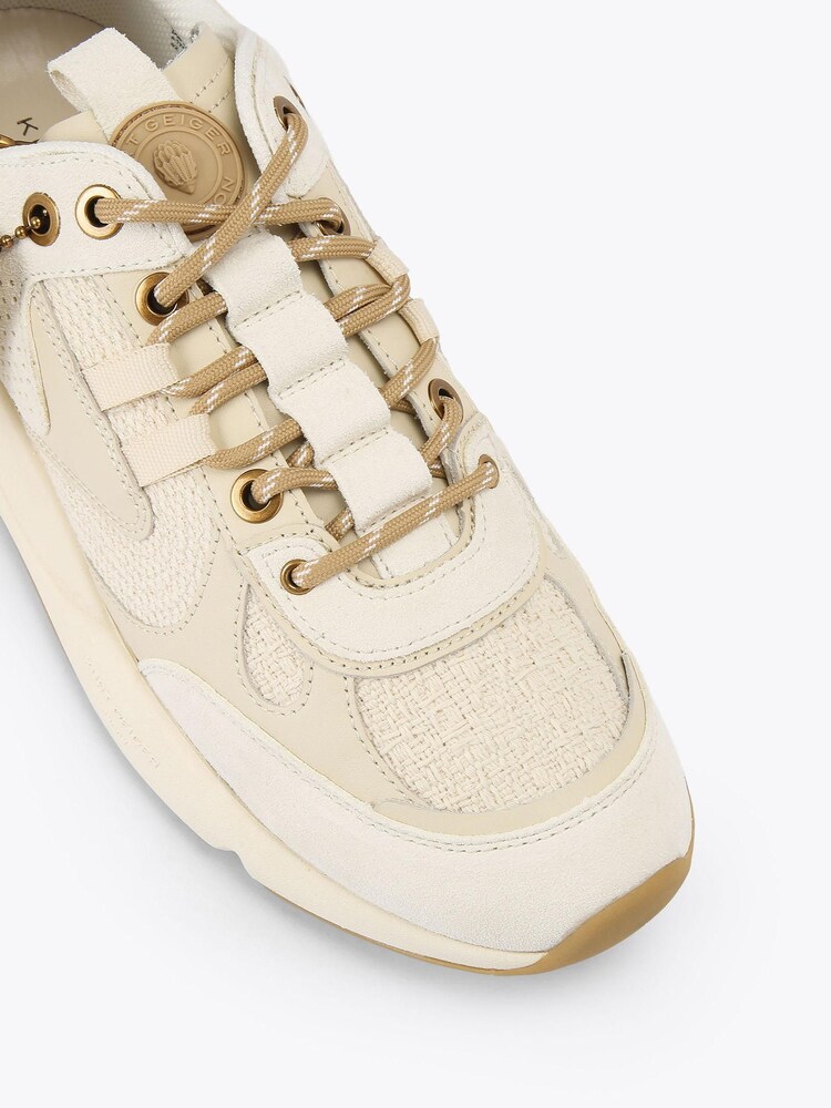 Kurt Geiger London Cream Runner Shoes - Image 4 of 4 Kurt Geiger London Cream Runner Shoes - Image 4 of 4