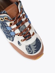 Kurt Geiger London Blue Slim Runner Pumps - Image 3 of 4