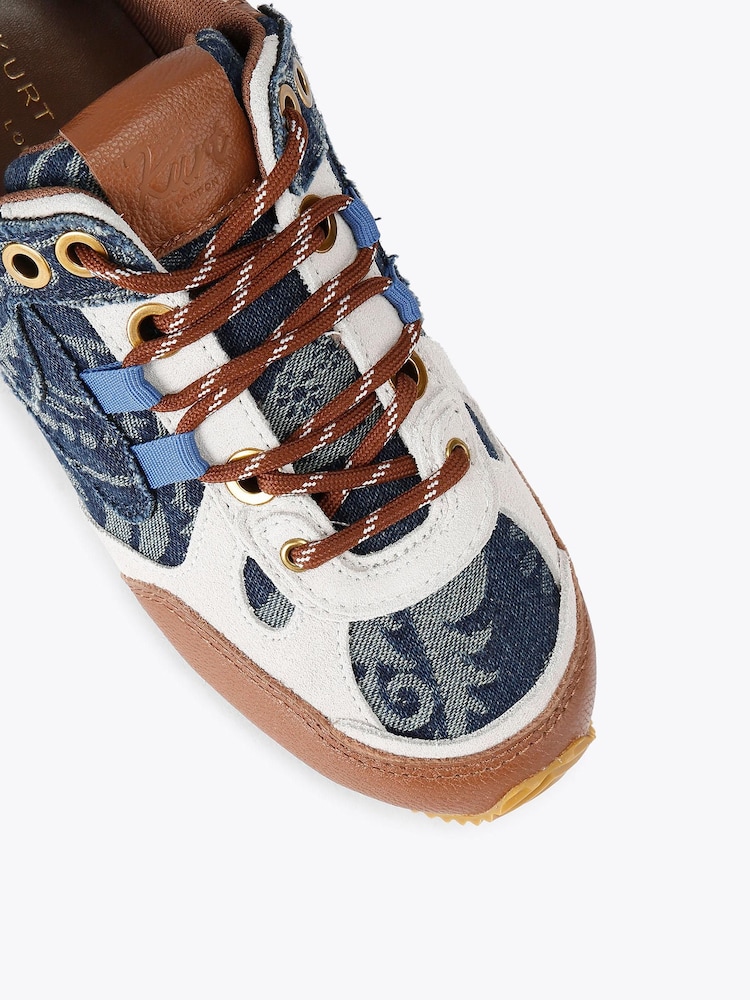 Kurt Geiger London Blue Slim Runner Pumps - Image 4 of 4 Kurt Geiger London Blue Slim Runner Pumps - Image 4 of 4