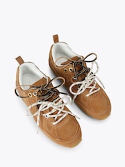 Kurt Geiger London Brown Slim Runner Pumps - Image 2 of 4