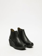 Fly London Black Yoss Boots - Image 2 of 3