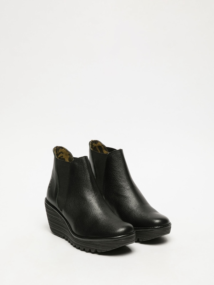 Fly London Black Yoss Boots - Image 2 of 3 Fly London Black Yoss Boots - Image 2 of 3