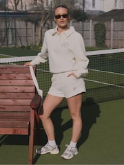Simmi London Cream Studios Embroidered Logo Polo Sweatshirt - Image 1 of 6