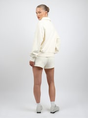 Simmi London Cream Studios Embroidered Logo Polo Sweatshirt - Image 4 of 6
