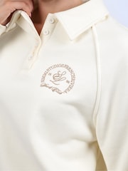 Simmi London Cream Studios Embroidered Logo Polo Sweatshirt - Image 6 of 6