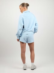 Simmi London Blue Studios Embroidered Logo Polo Sweatshirt - Image 4 of 5
