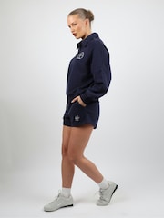 Simmi London Blue Studios Embroidered Logo Polo Sweatshirt - Image 4 of 6