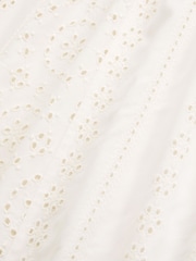 Abercrombie & Fitch Cream High Rise Midi Skirt - Image 8 of 8