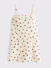 Abercrombie & Fitch Grey Fruit Pattern Mini Dress with Skort - Image 6 of 6