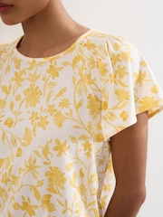Phase Eight Yellow Adeline Print Top - Image 5 of 6