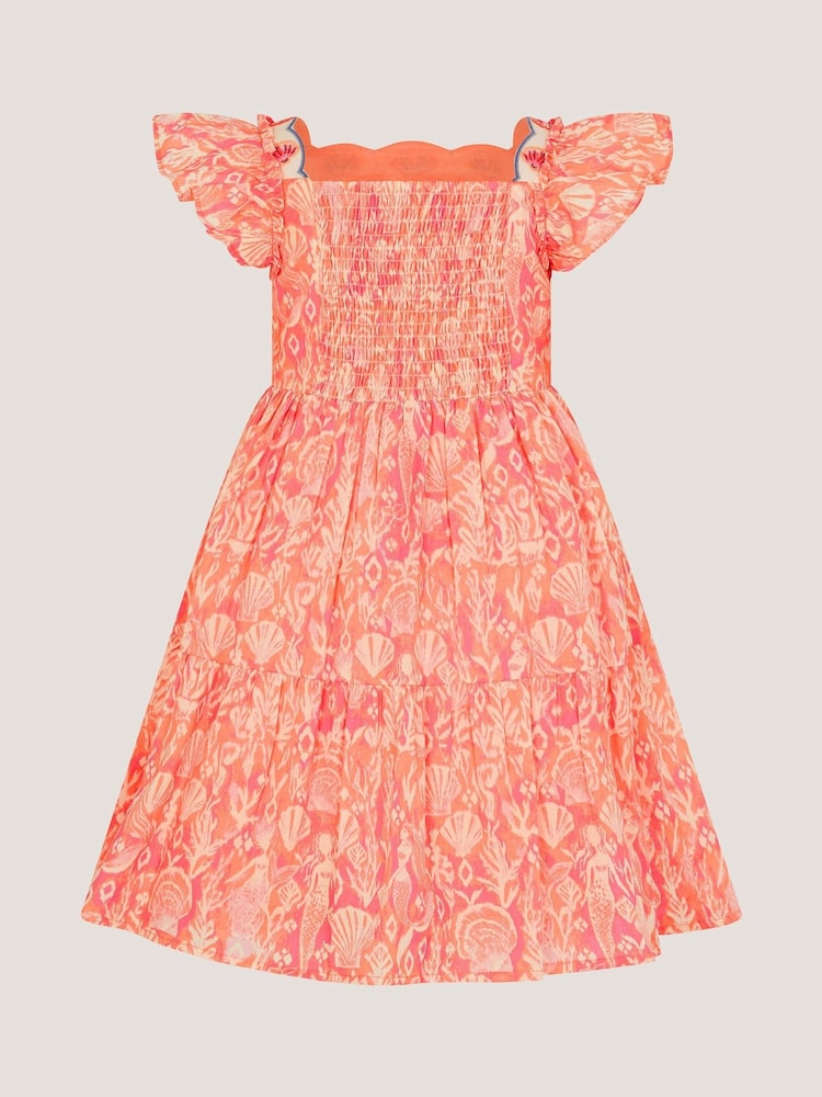 فستان مطرَّز بطبعة صدف من Monsoon - Image 1 of 2