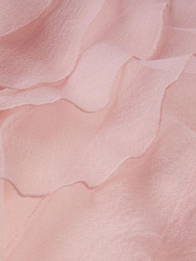 فستان حفلات بكشكشة مطرَّز بزهور أقحوان من Monsoon - Image 3 of 3 فستان حفلات بكشكشة مطرَّز بزهور أقحوان من Monsoon - Image 3 of 3