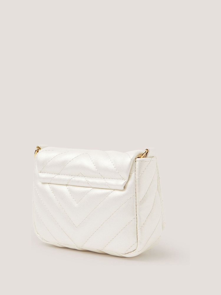 Monsoon Cream Mermaid Charm Quilted Bag - Image 2 of 4 Monsoon Cream Mermaid Charm Quilted Bag - Image 2 of 4