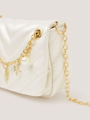 Monsoon Cream Mermaid Charm Quilted Bag - Image 4 of 4