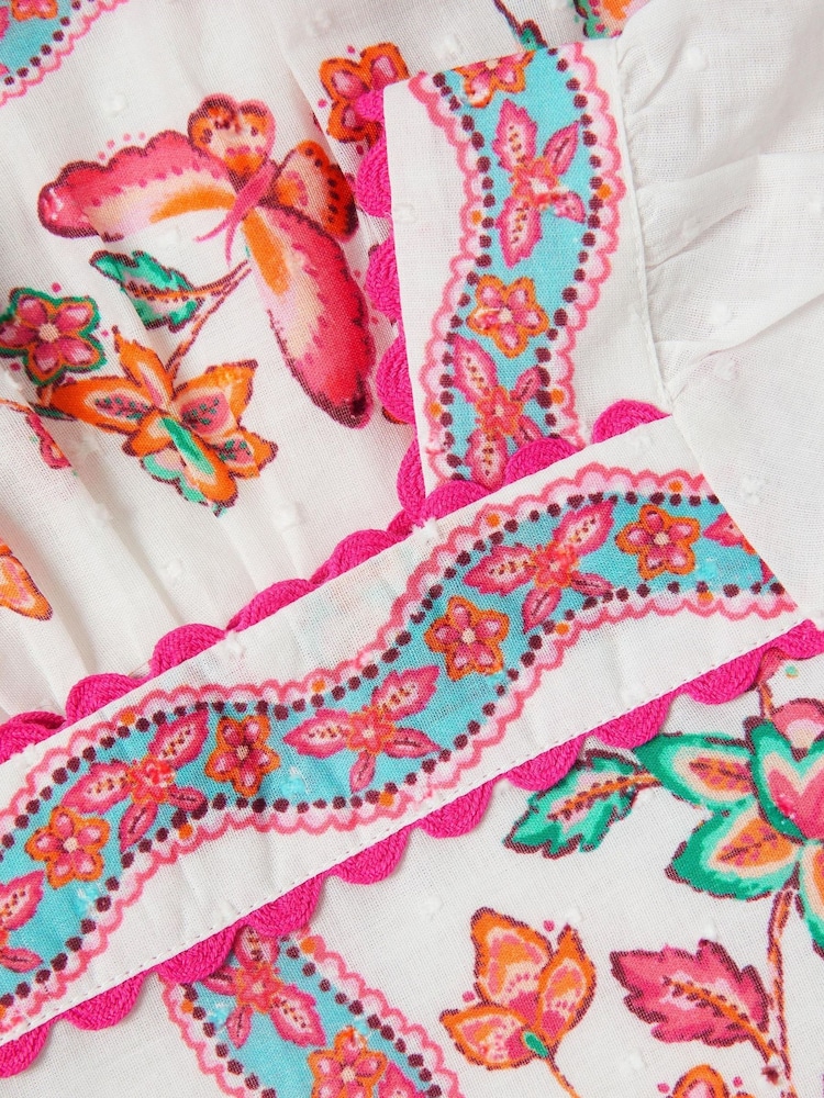 Monsoon Babykleid Jelena mit Schmetterlingsprint - Bild 2 von 2