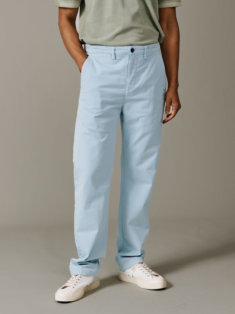 Aubin Blue Witham Stretch Chinos - Image 1 of 7