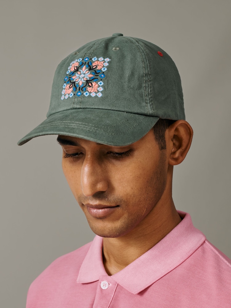 綠色 - Aubin Hendwell Twill Icon Cap - 圖片 1/5