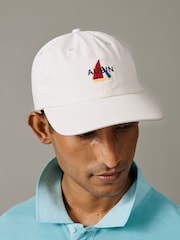 白色 - Aubin Hendwell Twill Icon Cap - 圖片 1/5