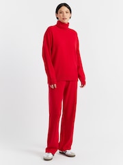 Chinti & Parker Velvet Wool-Cashmere Rollneck Sweater - Image 1 of 4
