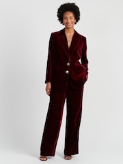 Chinti & Parker Laura Whitmore Velvet Black Jacket - Image 3 of 4