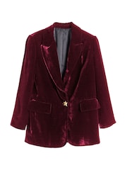 Chinti & Parker Laura Whitmore Velvet Black Jacket - Image 4 of 4