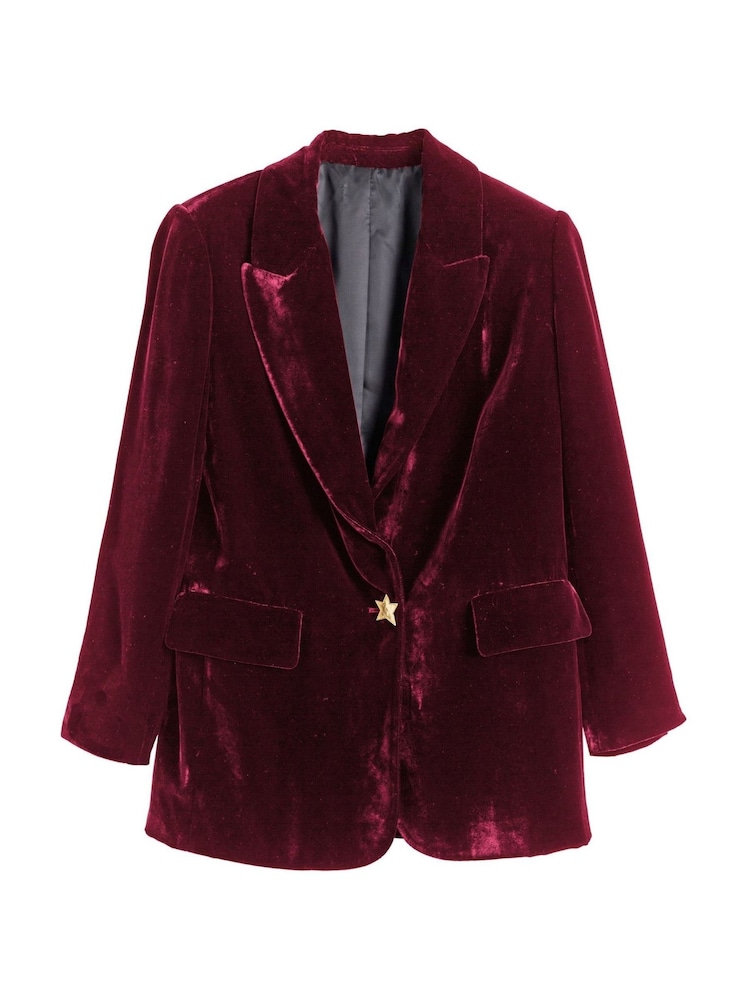 Chinti & Parker Laura Whitmore Velvet Black Jacket - Image 4 of 4 Chinti & Parker Laura Whitmore Velvet Black Jacket - Image 4 of 4