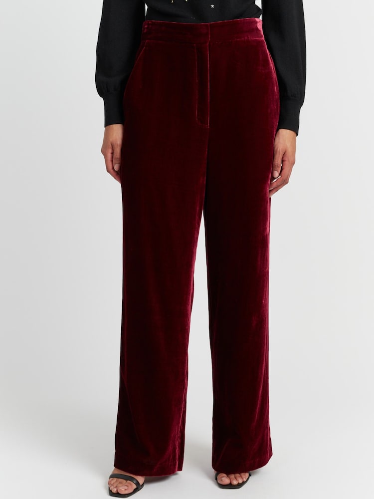 Chinti & Parker Laura Whitmore Velvet Trousers - Image 1 of 5