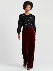 Chinti & Parker Laura Whitmore Velvet Trousers - Image 2 of 5