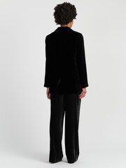 Chinti & Parker Laura Whitmore Velvet Black Jacket - Image 2 of 4