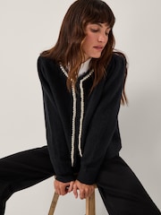 Monsoon Pia Pearl Embellished Cardigan - Imagem 1 de 5