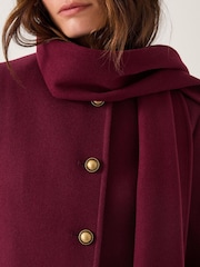 Monsoon Red Alicia Scarf Coat - Image 5 of 5