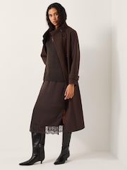 Monsoon Brown Fay Jumper Slip Dress - Image 5 of 5