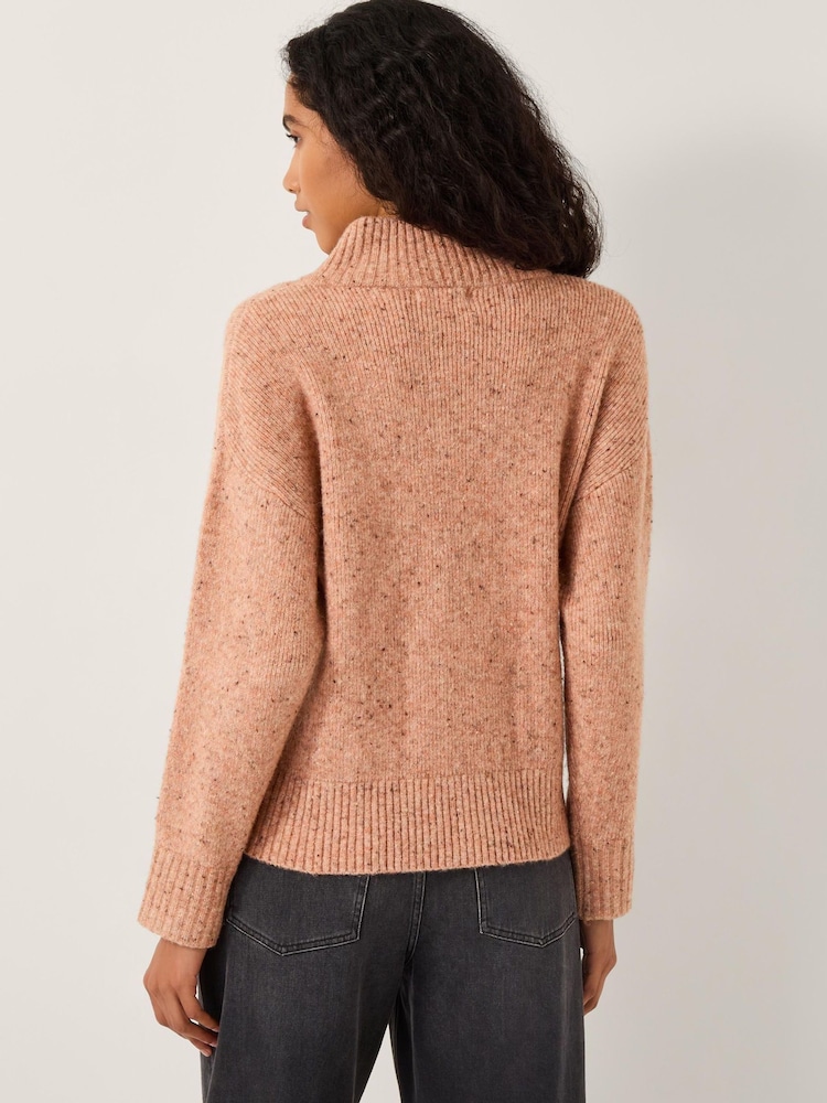 Monsoon Pink Nieve Neppy Cardigan - Image 2 of 5