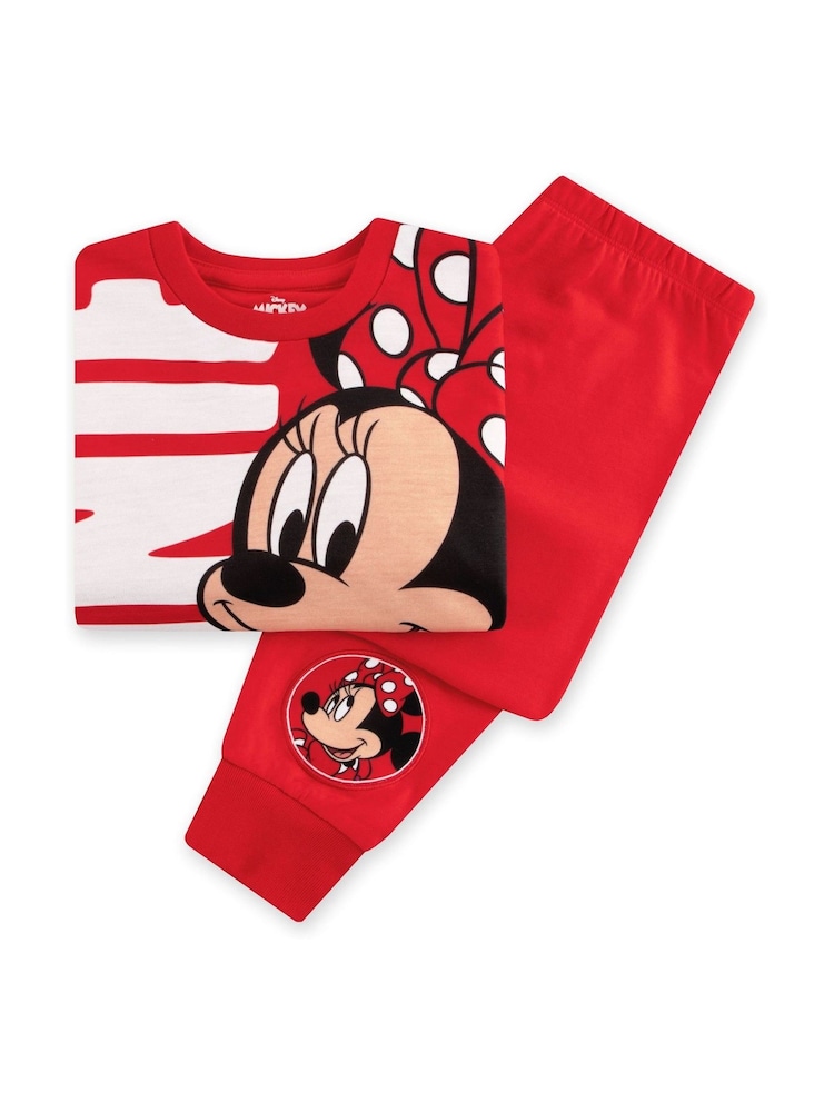 Character Red Disney Minnie Mouse Long Sleeve Pyjamas - Image 6 of 6 Character Red Disney Minnie Mouse Long Sleeve Pyjamas - Image 6 of 6