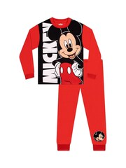 Character Red Mickey Mouse Long Pyjamas Set - Image 1 of 11