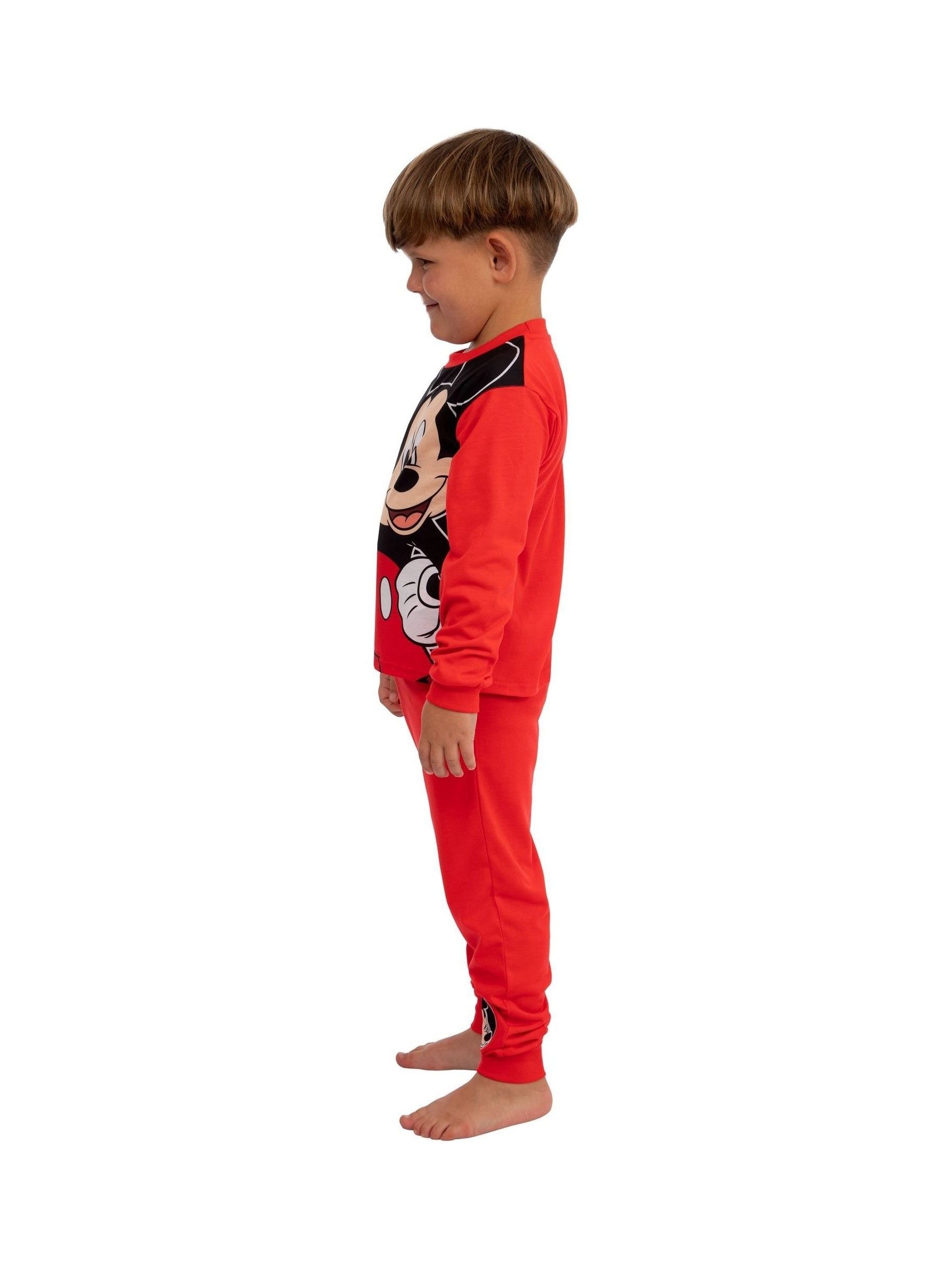 Buy Character Red Mickey Mouse Long Pyjamas Set from the Next UK