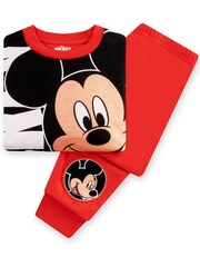Character Red Mickey Mouse Long Pyjamas Set - Image 2 of 11